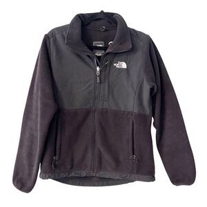 The North Face M black Jacket Women Polartec Full Zip Fleece Softshell Denali